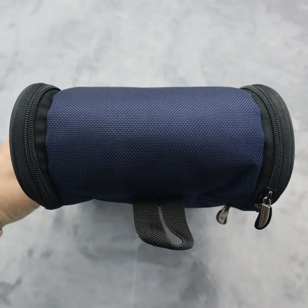 Travelon Carrying Bag Case Navy Blue Travel Tote Zip Closure Electronics Padded